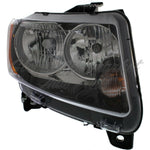 HEAD LAMP RH HALOGEN BLACK BEZEL HQ — photo 2