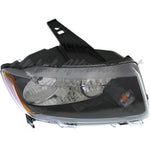 HEAD LAMP RH HALOGEN BLACK BEZEL HQ — photo 4