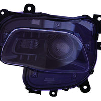 HEAD LAMP RH HALOGEN BLACK BEZEL