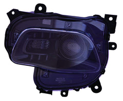 HEAD LAMP RH HALOGEN BLACK BEZEL