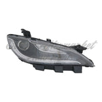 HEAD LAMP RH HALOGEN W/LED DRL BLACK TRIM HQ — photo 2