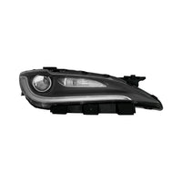 HEAD LAMP RH HID W/LED DRL BLACK TRIM CAPA