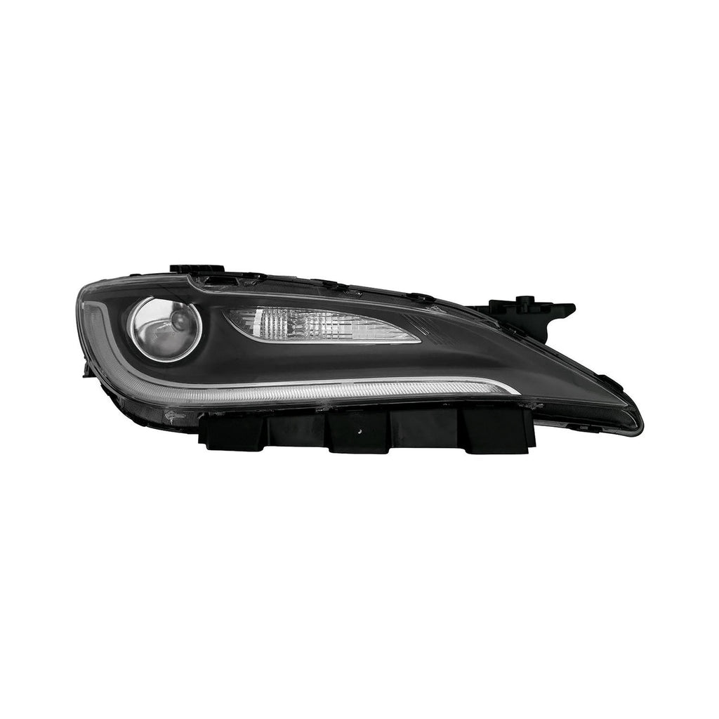 HEAD LAMP RH HID W/LED DRL BLACK TRIM HQ