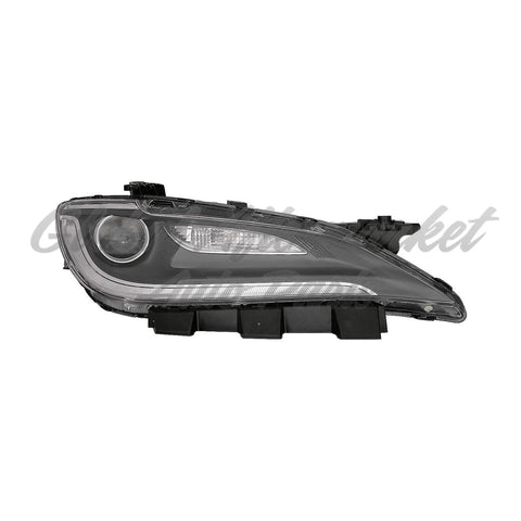 HEAD LAMP RH HID W/LED DRL CHROME TRIM CAPA