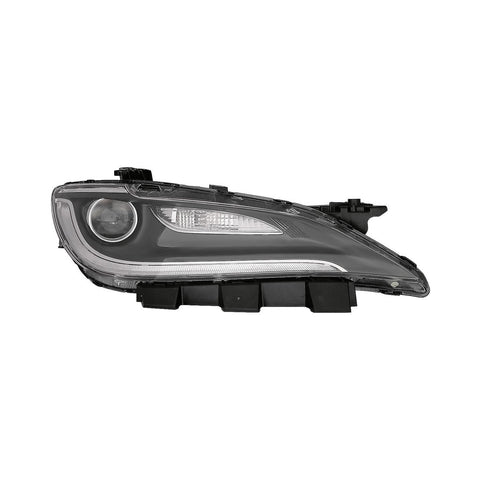HEAD LAMP RH HID W/LED DRL CHROME TRIM CAPA