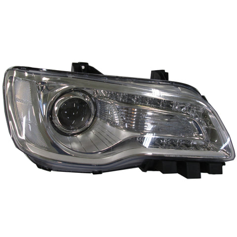 HEAD LAMP RH HALOGEN CHROME BEZEL W/ REFLECTOR CAPA