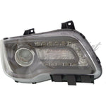 HEAD LAMP RH HALOGEN BLACK BEZEL HQ — photo 2