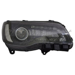 HEAD LAMP RH HALOGEN BLACK BEZEL CAPA — photo 1