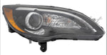 HEAD LAMP RH HALOGEN BLACK BEZEL S MODEL HQ — photo 1