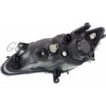 HEAD LAMP RH HALOGEN BLACK BEZEL S MODEL HQ — photo 2