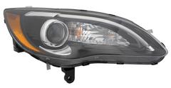 HEAD LAMP RH HALOGEN BLACK BEZEL S MODEL CAPA