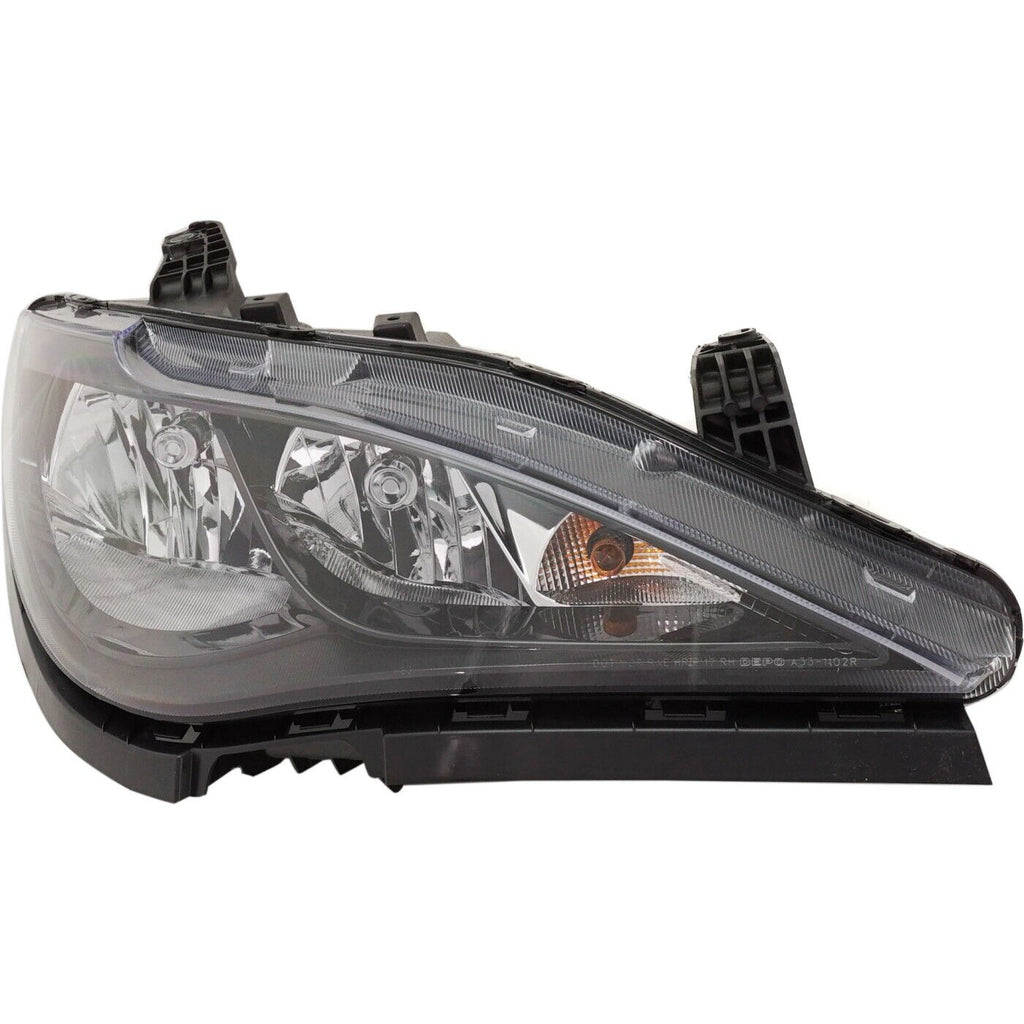 HEAD LAMP RH HALOGEN W/O QUAD LAMP CAPA