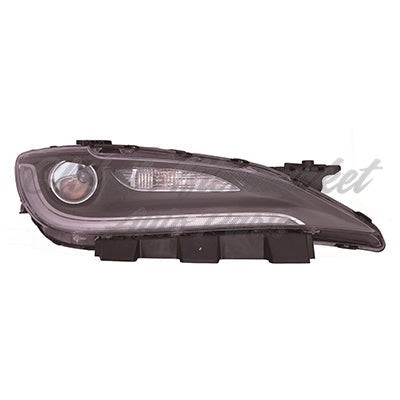 HEAD LAMP RH BLACK TRIM HQ