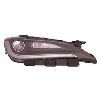 HEAD LAMP RH BLACK TRIM CAPA