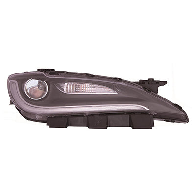 HEAD LAMP RH BLACK TRIM HQ