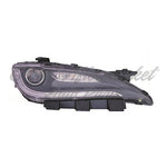 HEAD LAMP RH HALOGEN W/LED W/CHROME TRIM CAPA — photo 1