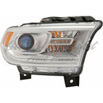 HEAD LAMP RH W/O LED LAMP CHROME TRIM CAPA — photo 4