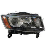 HEAD LAMP RH HALOGEN STD TYPE BLACK BEZEL HQ — photo 1