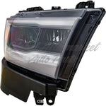 HEAD LAMP RH LED W/BLACK BEZEL REFLECTOR TYPE W/O LOGO — photo 2
