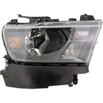 HEAD LAMP RH HALOGEN W/BLACK TRIM W/O LOGO — photo 1