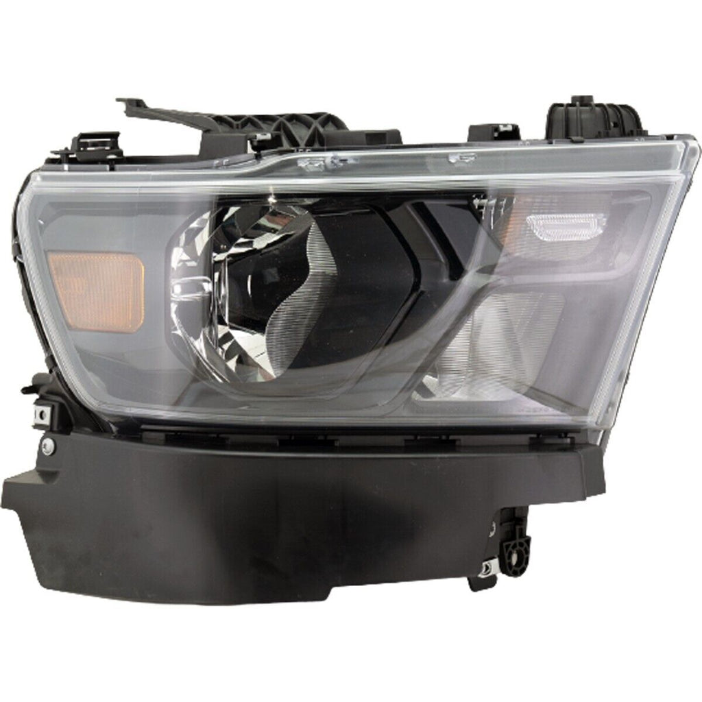 HEAD LAMP RH HALOGEN W/BLACK TRIM W/O LOGO