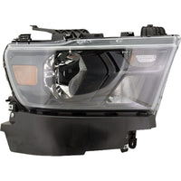 HEAD LAMP RH HALOGEN W/BLACK TRIM W/O LOGO HQ