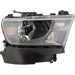 HEAD LAMP RH HALOGEN W/BLACK TRIM W/O LOGO HQ