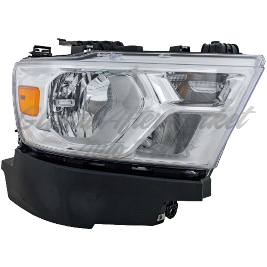 HEAD LAMP RH HALOGEN W/CHROME TRIM W/O LOGO HQ
