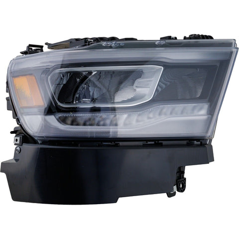HEAD LAMP RH LED CHROME BEZEL REFLECTOR TYPE W/O LOGO CAPA