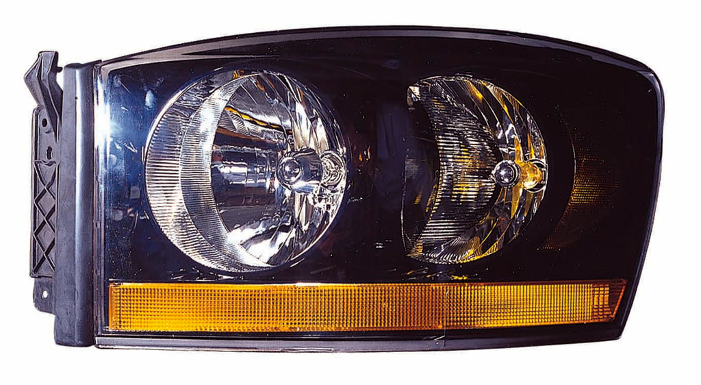 HEAD LAMP LH W/BLACK BEEZEL HQ