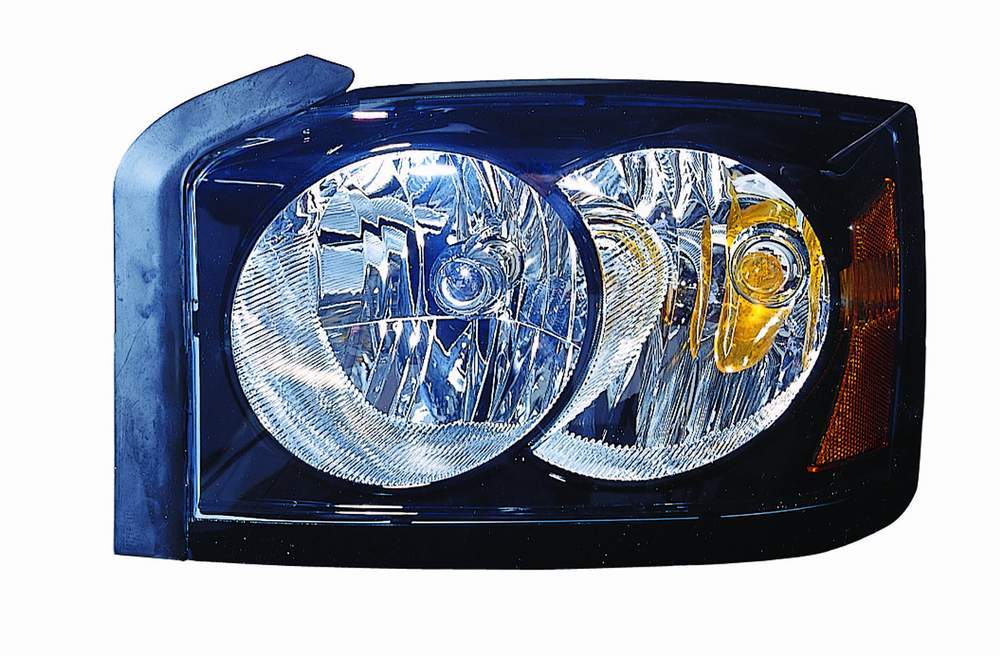 HEAD LAMP LH BLACK BEZEL HQ