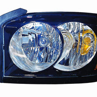 HEAD LAMP LH BLACK BEZEL HQ