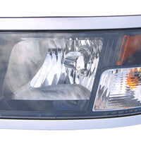 HEAD LAMP LH W/BLACK BEZEL CAPA
