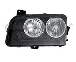 HEAD LAMP LH BLACK HOUSING HALOGEN HQ — photo 1