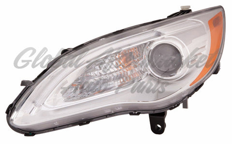 HEAD LAMP LH HALOGEN CHROME BEZEL EXCLUDE S MODEL HQ
