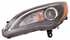 HEAD LAMP LH HALOGEN BLACK BEZEL S MODEL HQ