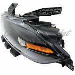 HEAD LAMP LH HALOGEN CODES LMC/MFA BLACK BEZEL HQ — photo 4