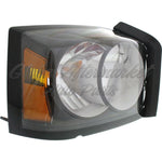 HEAD LAMP RH BLACK BEZEL CAPA — photo 3