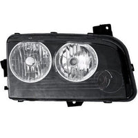 HEAD LAMP RH BLACK HOUSING HALOGEN