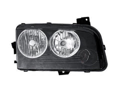 HEAD LAMP RH BLACK HOUSING HALOGEN