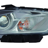 HEAD LAMP RH HALOGEN CHROME BEZEL CAPA