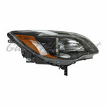 HEAD LAMP RH HALOGEN 1ST DESIGN BLACK BEZEL W/CHROME ACCENT INSERT S MODEL HQ — photo 2