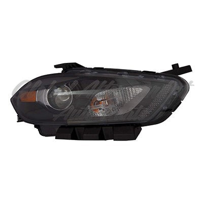HEAD LAMP RH HALOGEN CODES LMC/MFA BLACK BEZEL HQ