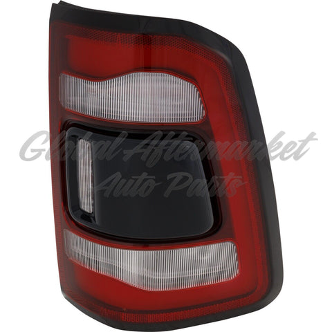 TAIL LAMP RH LED BLACK CENTER LENS/TRIM W/O BLIND SPOT/LOGO CAPA
