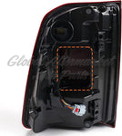 TAIL LAMP RH LED RED CENTER LENS/ TRIM W/O BLINS SPOT / LOGO HQ — photo 3
