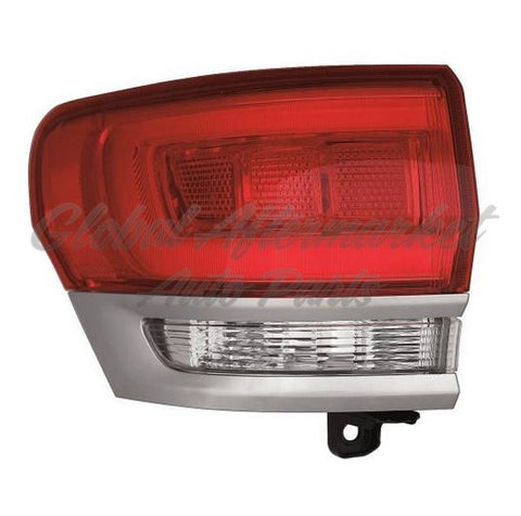 TAIL LAMP LH PLATINUM INSERT LAREDO/LIMITED/OVERLAND/SUMMIT CAPA