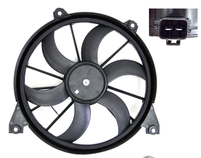 RADIATOR FAN ASSY 3.5L W/AC A/T