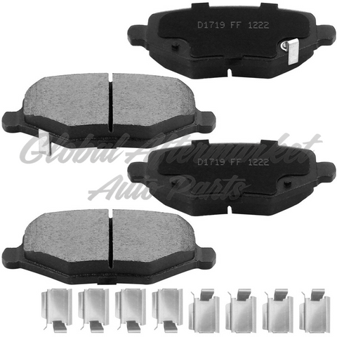 BRAKE PADS SET RR CERAMIC