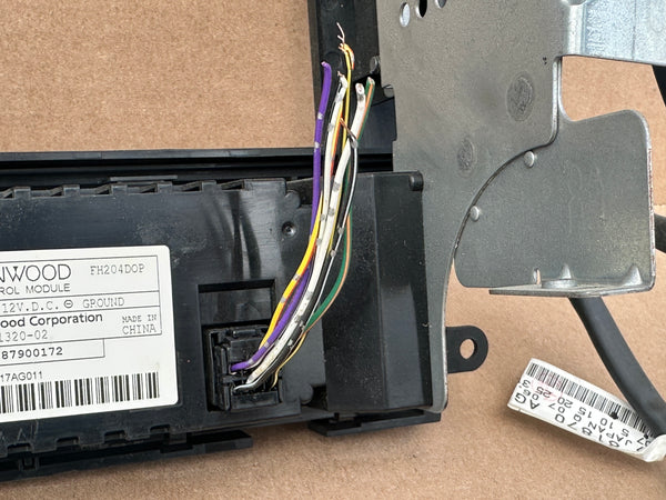 JDM Subaru Legacy 2005-2009 Outback Climate Control Din Dual Double Bezel Hazard