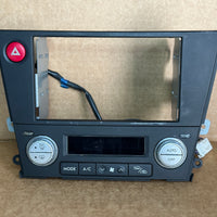 JDM Subaru Legacy 2005-2009 Outback Climate Control Din Dual Double Bezel Hazard